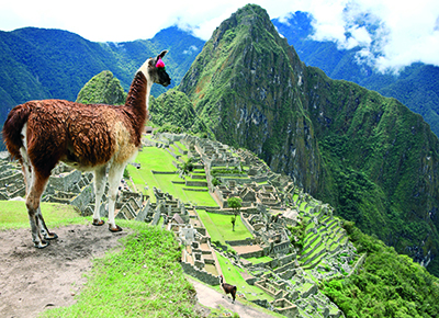 Ancient Inca lost city Machu Picchu, Peru.