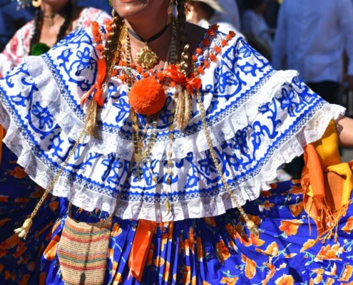 Frau in Panama