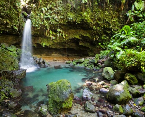 Wasserfall auf Domenica