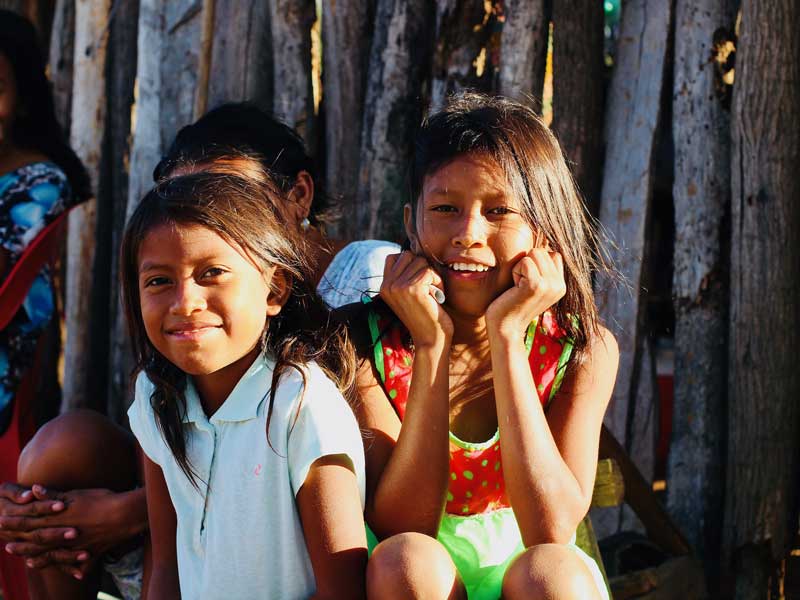 Kolumbianische Kinder