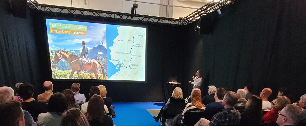 Vortrag von Miller Reisen auf der FESPO in Zürich
