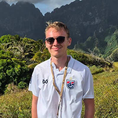Christian Schram unterwegs mit der Aranui